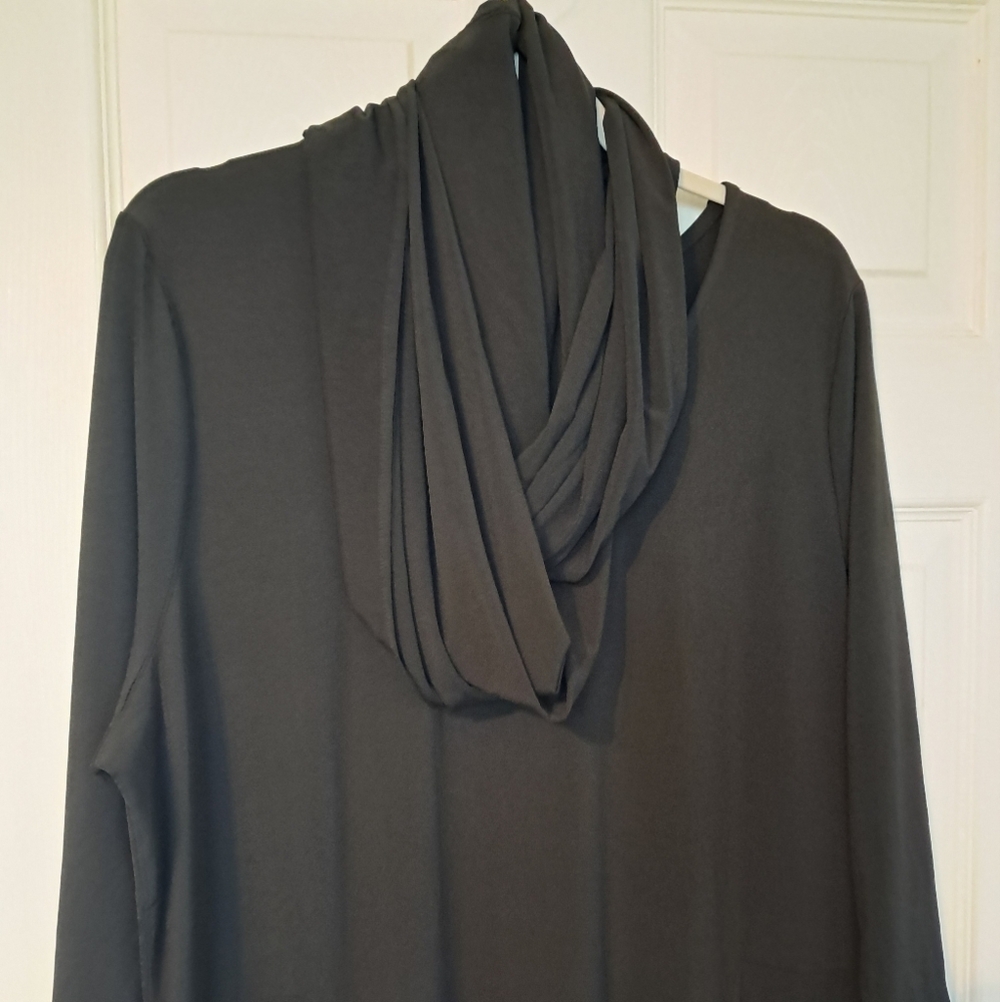 Roamans Dress with Infinity Scarf - Picture 5 of 9